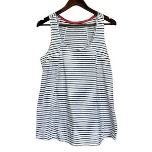 Toad & Co Paintbrush Tank Sz M Stripe Racerback Organic Cotton Gorpcore Normcore